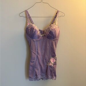 Lavender Floral Lace Camisole